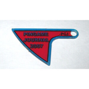 Spiderman Pinball Machine Promo Plastic Keychain Pin Game Journal Vintage 2007